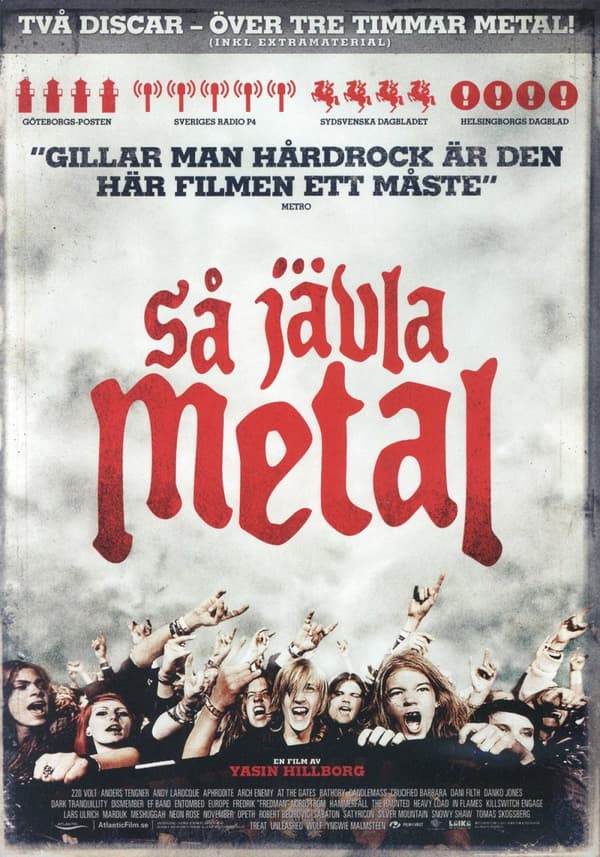 Så jävla metal (2 DVD)