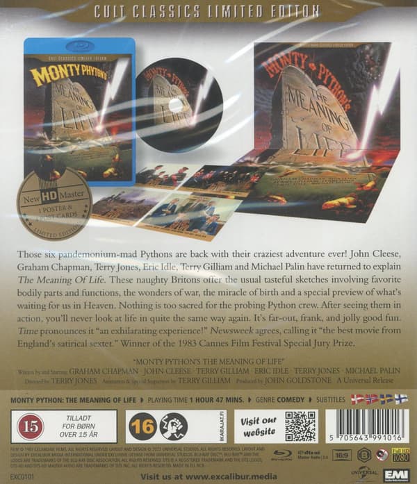 Monty Python / Meningen med livet - Ltd + poster (Blu-ray)