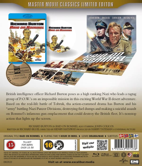 Kanonerna i öknen - Limited ed. + poster (Blu-ray)