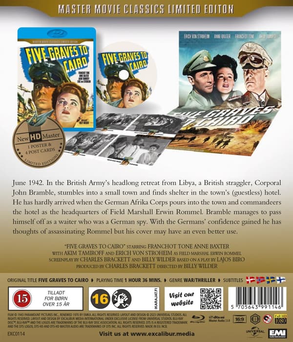 Vägen till Kairo - Ltd + poster (Blu-ray)
