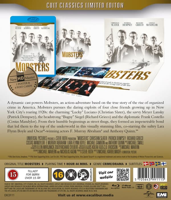 Mobsters - Mot maktens höjder - Ltd + poster (Blu-ray)
