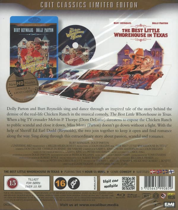 Det bästa lilla horhuset i Texas / Ltd.edition (Blu-ray)