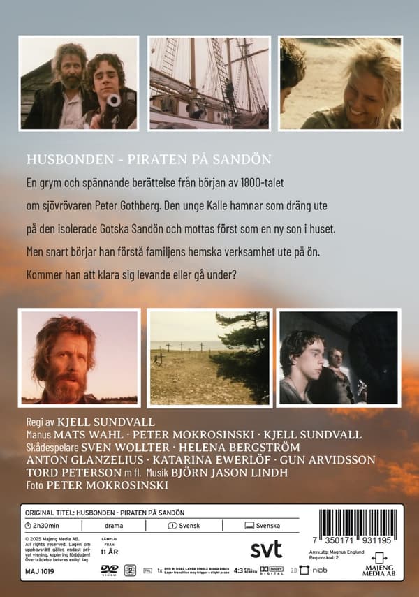 Husbonden: Piraten på Sandön - Miniserien (DVD)