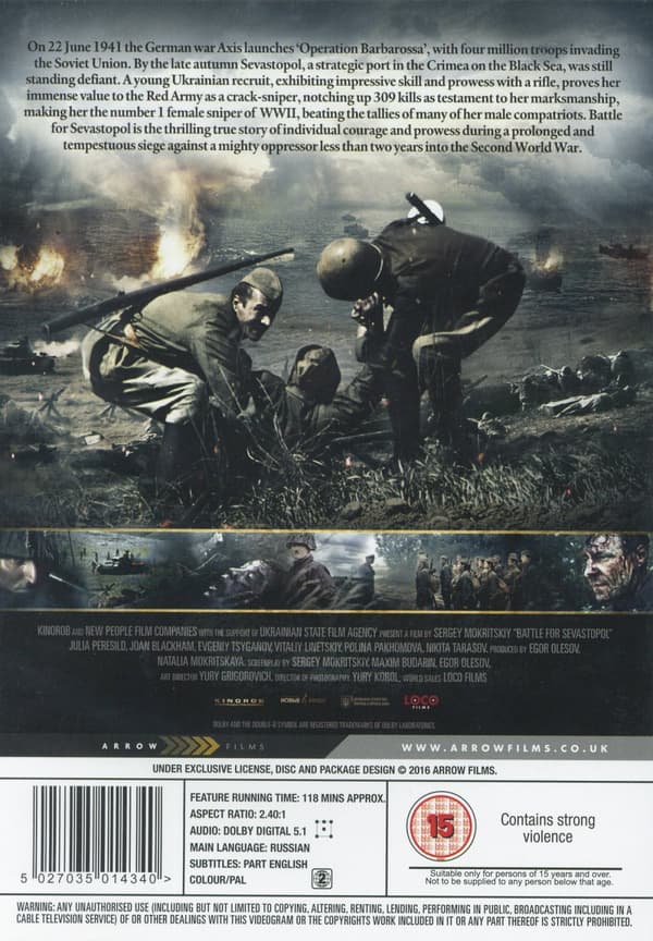 Battle for Sevastopol (Ej svensk text) (DVD)