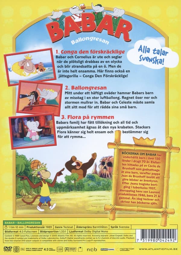 Babar / Ballongresan (DVD)