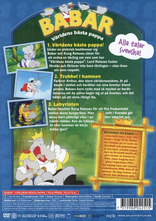 Babar / Världens bästa pappa (DVD)
