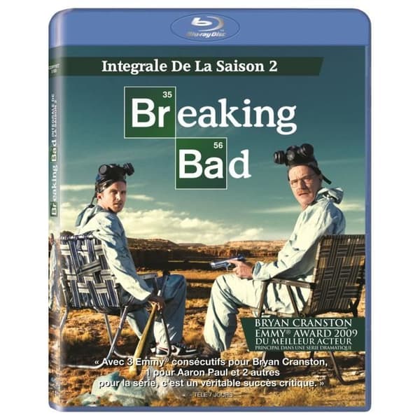 Blu-ray-box - Breaking Bad - Säsong 2 - Regissörer: Gilligan, Bernstein, McKay - Franska - Alla åldrar