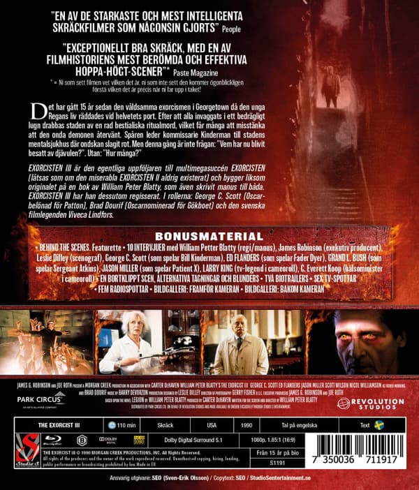 Exorcisten 3 - Digitalt restaurerad (Blu-ray)