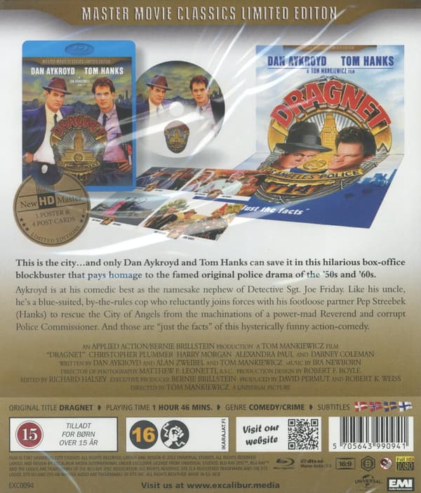 Dragnet (1987) Ltd.edition + poster (Blu-ray)