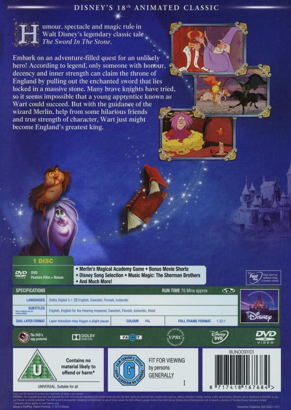 Svärdet i stenen (DVD)
