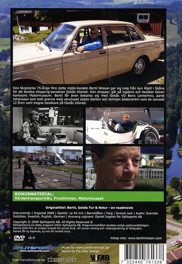 Bertil Gekås tur & retur (DVD)