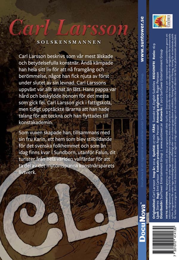 Carl Larsson - Solskensmannen (DVD)
