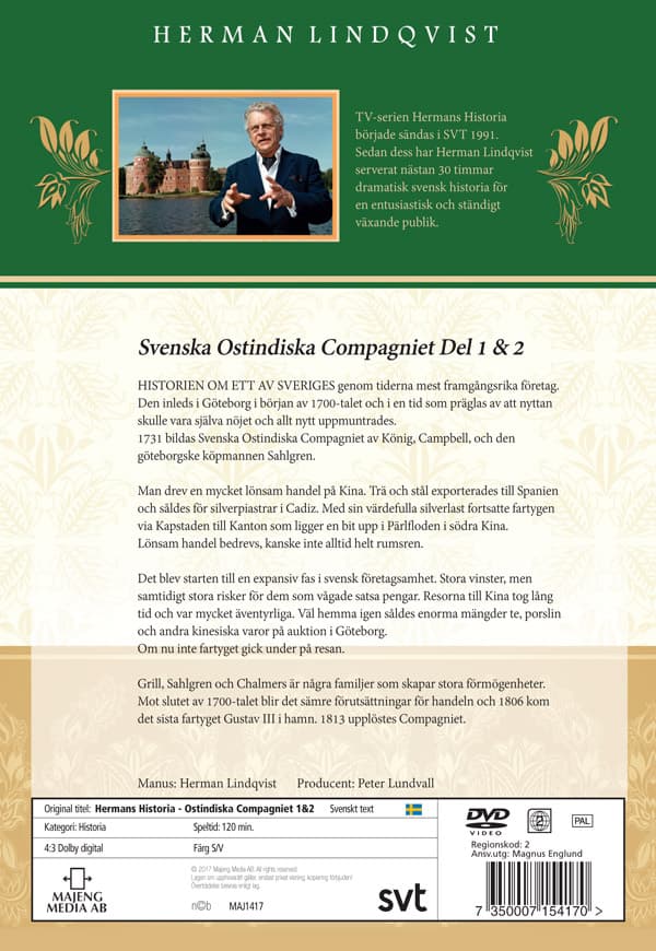 Hermans historia - Ostindiska compagniet 1+2 (2 DVD)