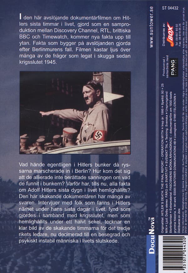 Hitlers sista dagar (DVD)