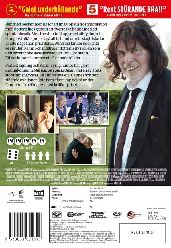 Min pappa Toni Erdmann (DVD)