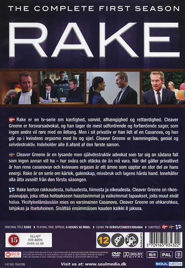 Rake / Säsong 1 (3 DVD)
