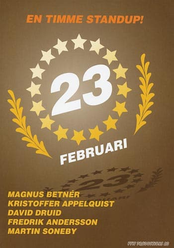 23:e februari - En timme standup! (DVD)