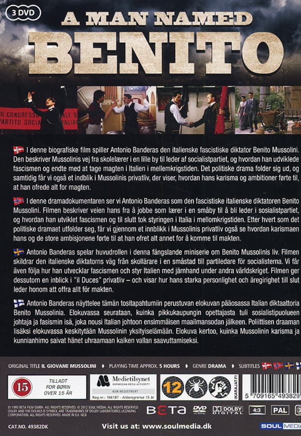 A man named Benito - Miniserien (3 DVD)