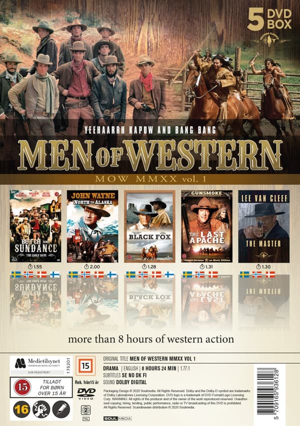 Men of western - Box 1 (5 DVD)