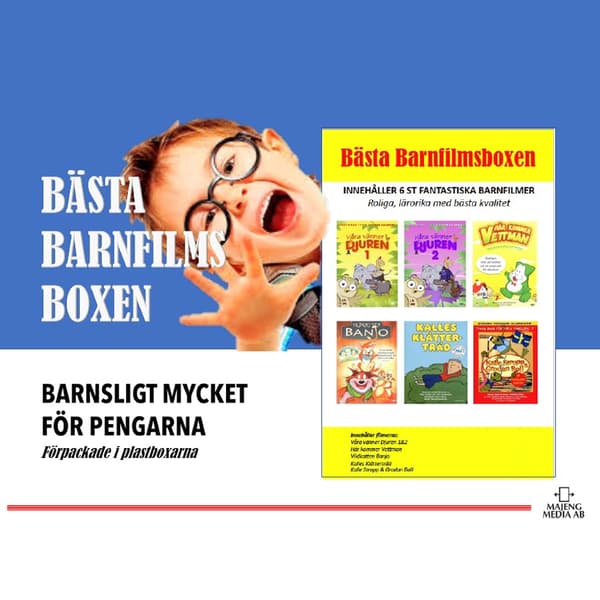 Bästa barnfilmsboxen (6 DVD)