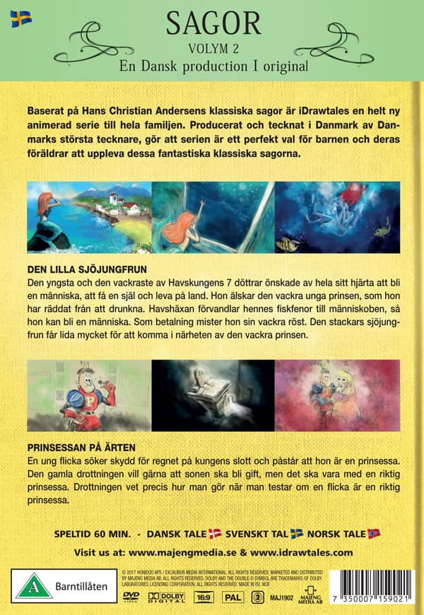 H.C. Andersens fantastiska sagor vol 2 (DVD)