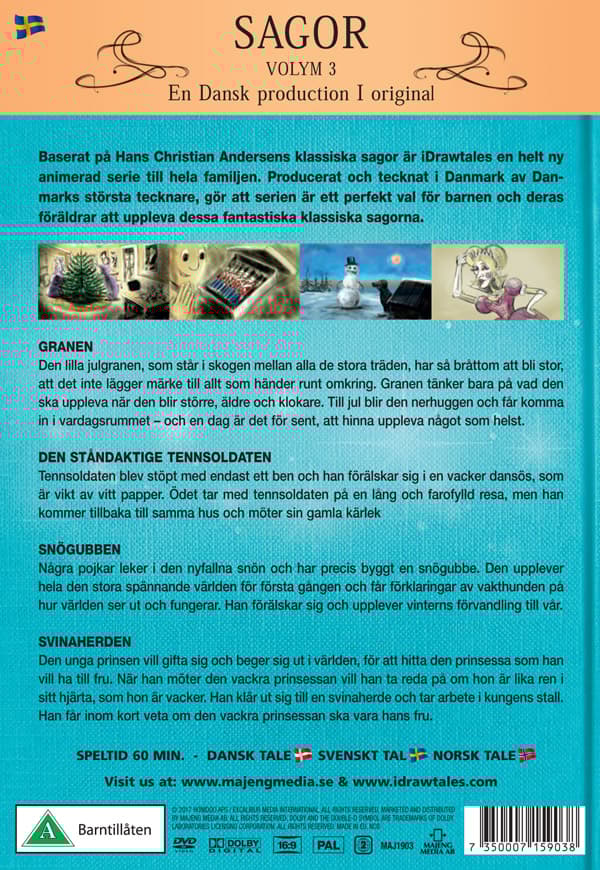 H.C. Andersens fantastiska sagor vol 3 (DVD)