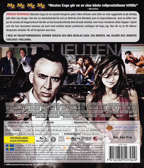 Bad Lieutenant (2009) (Blu-ray)