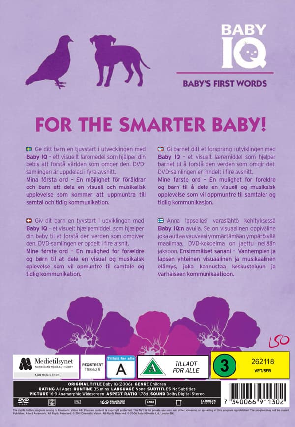 Baby IQ 2 - Mina första ord (DVD)