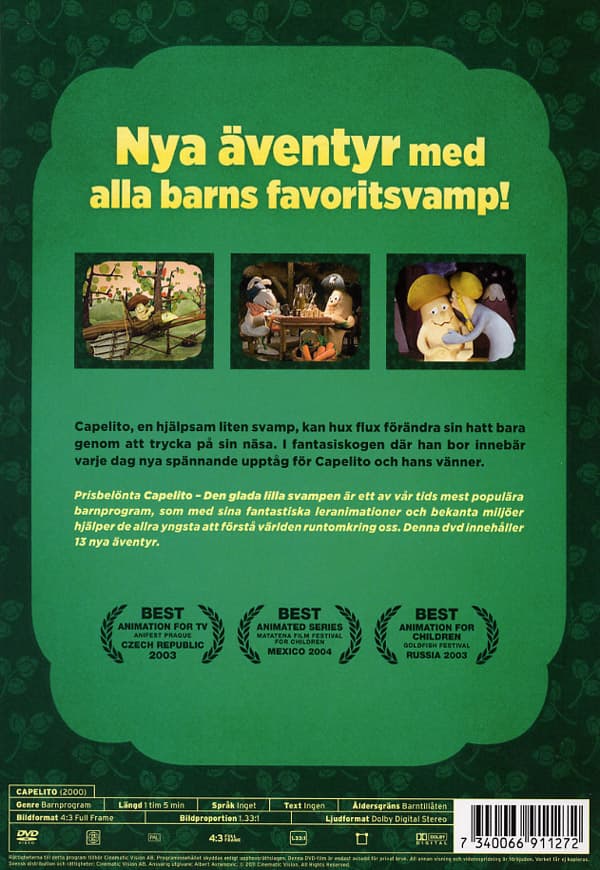 Capelito / Den glada lilla svampen vol 2 (DVD)
