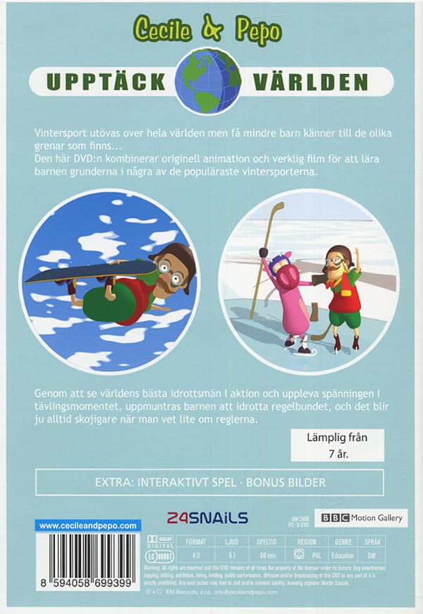 Cecile & Pepo / Vintersport (DVD)