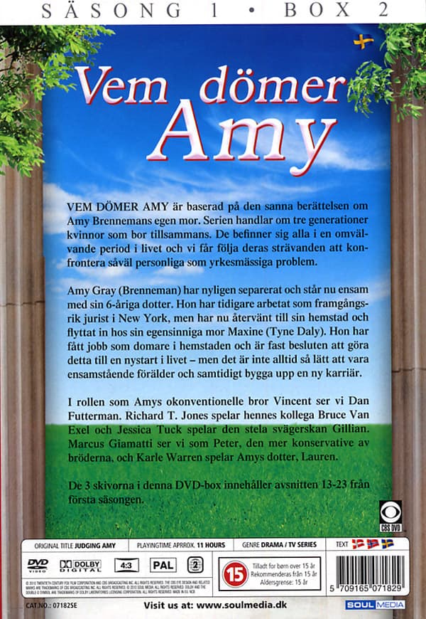 Vem dömer Amy / Säsong 1:2 (3 DVD)