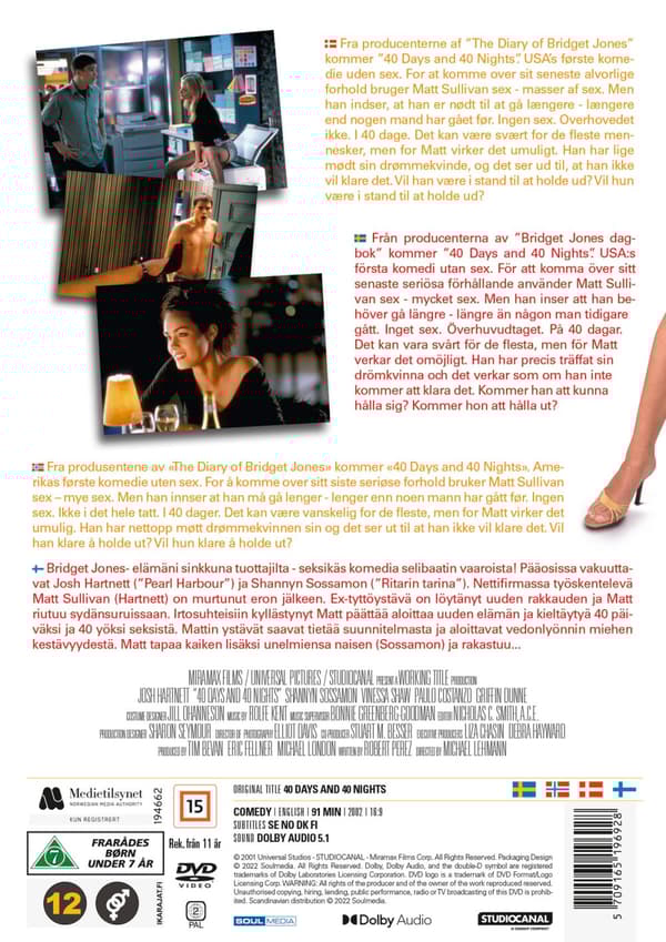 40 days and 40 nights (DVD)