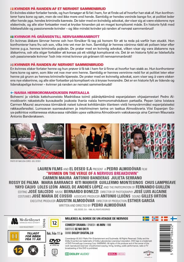 Women of the verge of a nervous breakdown (DVD)