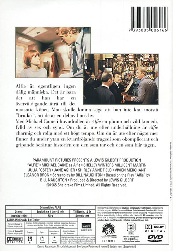 Alfie (Norsk utgåva) (DVD)