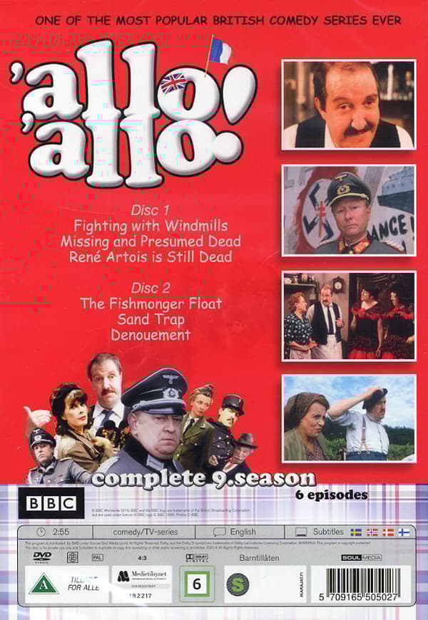 Allo allo! / Säsong 9 (Nyaste utgåvan) (2 DVD)