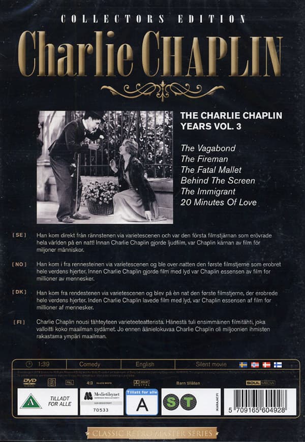 Charlie Chaplin - The Chaplin years vol 3 (DVD)