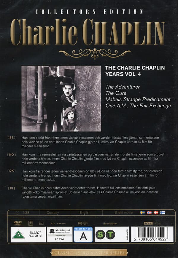 Charlie Chaplin - The Chaplin years vol 4 (DVD)
