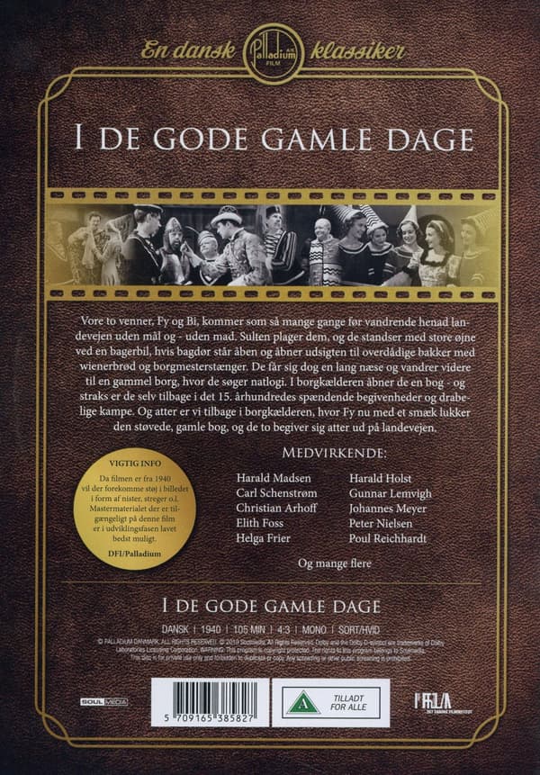 Fy og Bi - I de gode gamle dage (Dansk utgåva) (DVD)