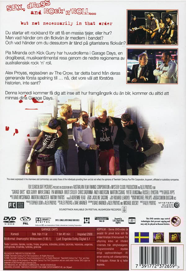 Garage days (DVD)