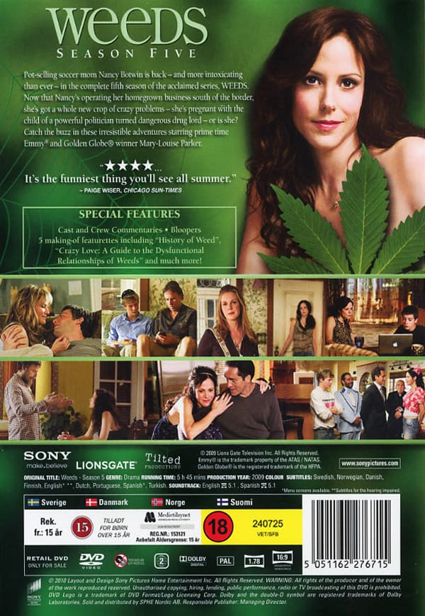 Weeds / Säsong 5 (3 DVD)