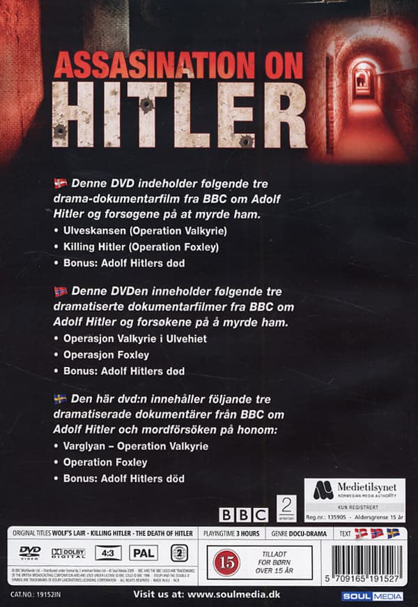 Attentat på Hitler (DVD)