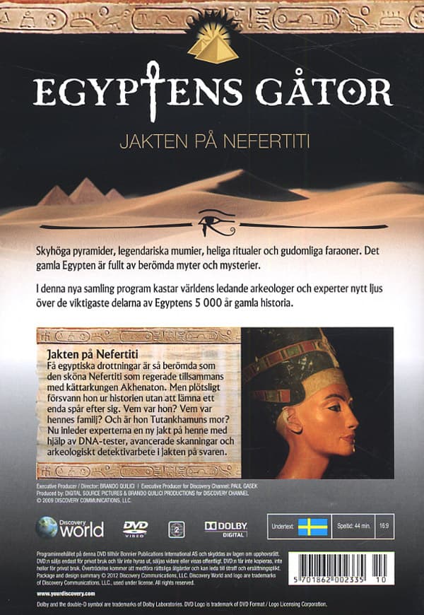 Egyptens gåtor / Jakten på Nefertiti (DVD)