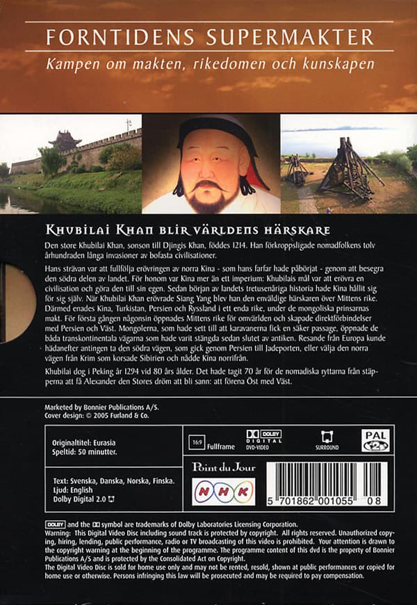 Forntidens supermakter / Khubilai Khan blir... (DVD)