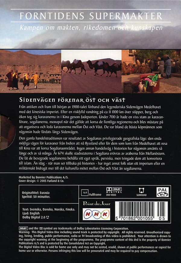 Forntidens supermakter / Sidenvägen förener öst (DVD)