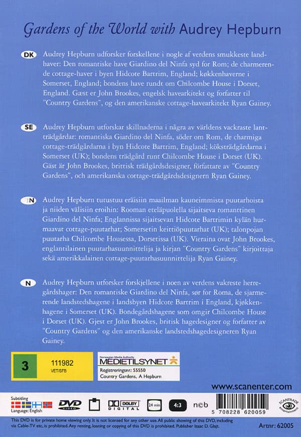 Gardens of The World / Country gardens (DVD)