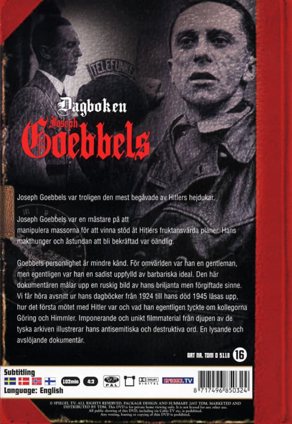 Goebbels dagbok (DVD)