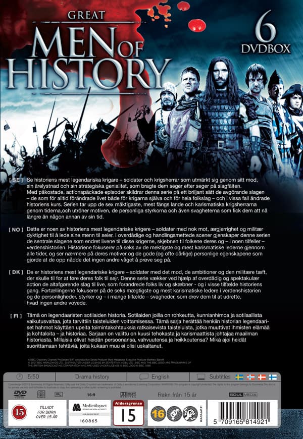 Great men of history Box (6 DVD)