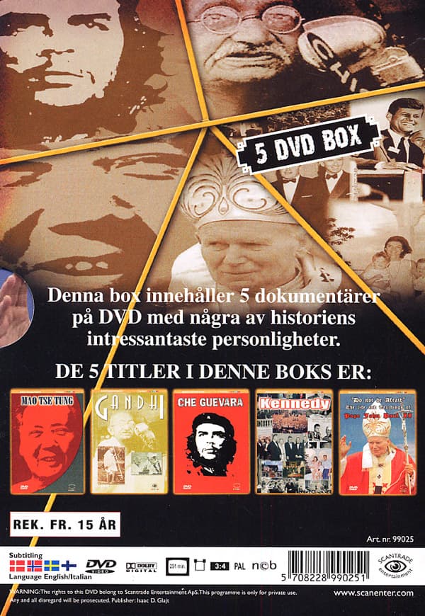Historiska legender (5 DVD)