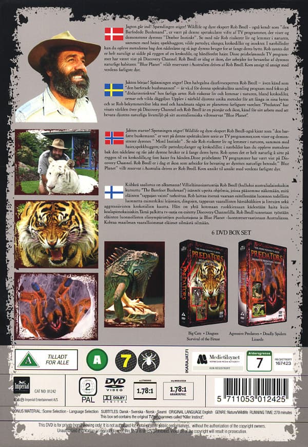 Predators Box 1 / Landdjur (6 DVD)