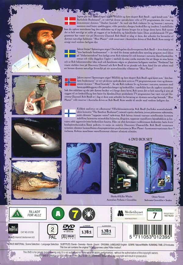 Predators box 2 / Vattendjur (6 DVD)